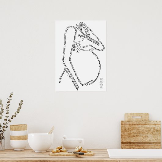 geboorteleggingen Kunst Poster (Keuken)
