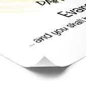  Geboortemaand Bloem Daffodil MAART Christelijk Foto Afdruk (Hoek)