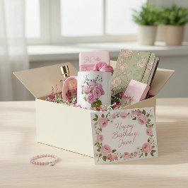 Geboortemaand bloem - juni gepersonaliseerde mug mok