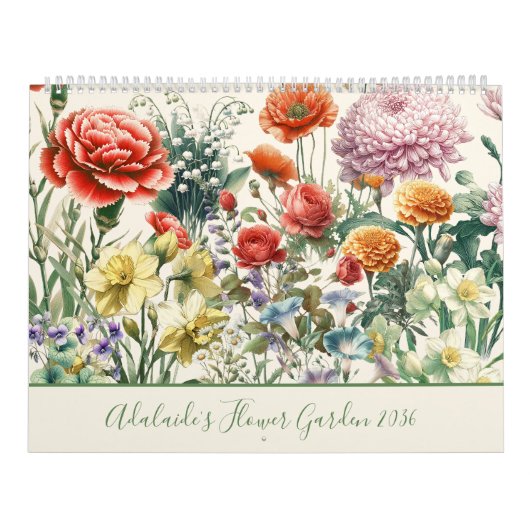 Geboortemaand bloem kalender (Hoes)