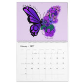 Geboortemaand Bloem & Vlinder Kalender (Feb 2027)