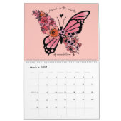 Geboortemaand Bloem & Vlinder Kalender (Mar 2027)