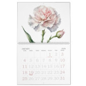 Geboortemaand Bloemen Waterverf Bloemen Kalender (Jan 2026)