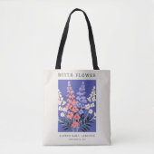 Geboortemaand Larkspur Tas (Voorkant)