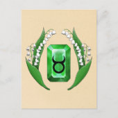 Geboortemaand mei Stier Briefkaart (Voorkant)