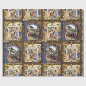 GEBOORTEMONOGRAM PERKAMENT CADEAUPAPIER (Vlak)