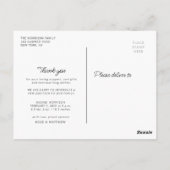 geboortenaankondiging borstel Briefkaart (Achterkant)