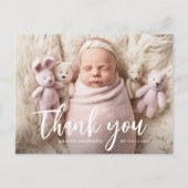 geboortenaankondiging borstel Briefkaart (Voorkant)