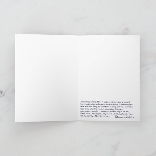 Geboorteplaats: A Journey, kaart (Binnen)