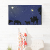 Geboorteplaats achtergrond voor Kerstmis Spandoek (Insitu)