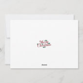 Geboorteplaats Baby Jesus Christmas Kaart #3 (Achterkant)