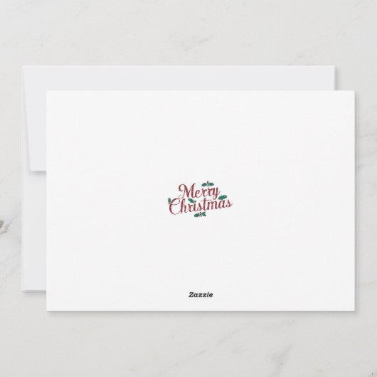 Geboorteplaats Baby Jesus Christmas Kaart #4 (Achterkant)