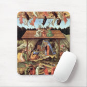 Geboorteplaats: Botticelli, kerstnativiteit Muismat (Met muis)