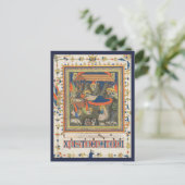 Geboorteplaats C.1340 | Blue Beach Song™-Briefkaar Briefkaart (Staand voorkant)