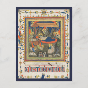 Geboorteplaats C.1340 Blue Beach Song™-Briefkaar Briefkaart