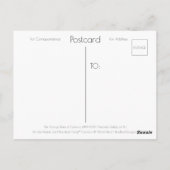 Geboorteplaats C.1495 | Blue Beach Song™-Briefkaar Briefkaart (Achterkant)