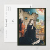 Geboorteplaats C.1508 | Blue Beach Song™-Briefkaar Briefkaart (Voorkant / Achterkant)