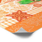 Geboorteplaats en -Poster Gem Oktober Poster (Hoek)