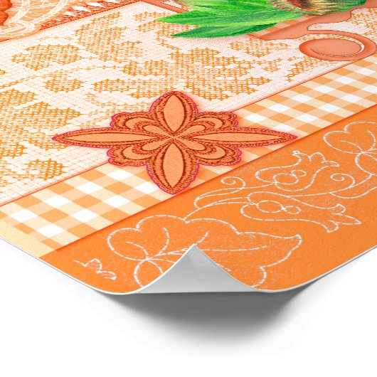 Geboorteplaats en -Poster Gem Oktober Poster (Hoek)