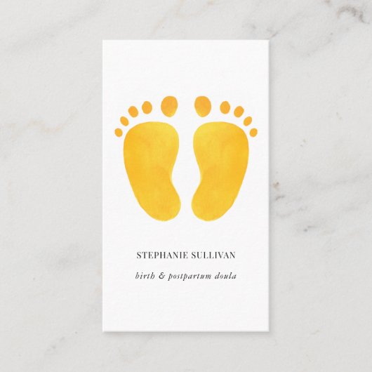 Geboorteplaats en postpartum Doula Visitekaartje (Voorkant)