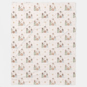 Geboorteplaats Fleece Blanket (Voorkant)
