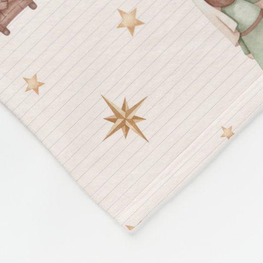 Geboorteplaats Fleece Blanket (Hoek)