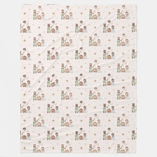 Geboorteplaats Fleece Blanket Deken (Voorkant)