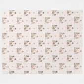 Geboorteplaats Fleece Blanket Deken (Voorkant (Horizontaal))