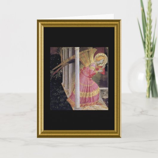 Geboorteplaats: Italian Christmas Wishes Feestdagen Kaart (Voorkant)