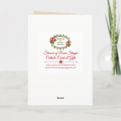 Geboorteplaats Maagd Maria met Baby Jezus Feestdagen Kaart (Achterkant)