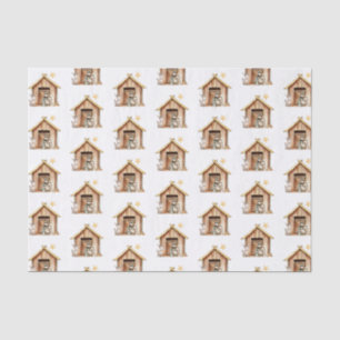 Geboorteplaats Mary Joseph Baby Jesus Christmas Tissuepapier