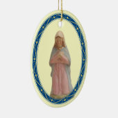 Geboorteplaats Mary Keramisch Ornament (Rechts)