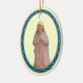 Geboorteplaats Mary Keramisch Ornament (Links)
