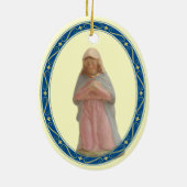Geboorteplaats Mary Keramisch Ornament (Achterkant)