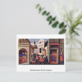 Geboorteplaats: onderwijs door Fra Angelico Briefkaart (Staand voorkant)