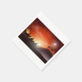 Geboorteplaats Papieren servetten (Hoek)