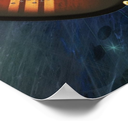 Geboorteplaats: Poster Guitar Space Music (Hoek)