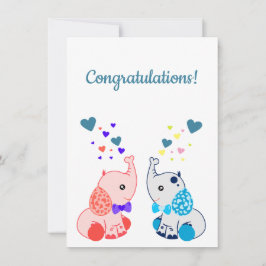 Geboorteplaats: Twins, Boy and Girl, gefeliciteerd