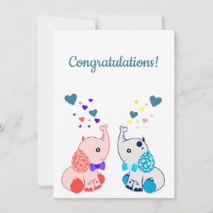 Geboorteplaats: Twins, Boy and Girl, gefeliciteerd