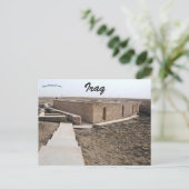 Geboorteplaats van Abraham Nasiriyah Irak Briefkaart (Staand voorkant)