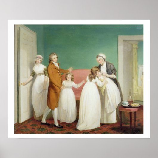 Geboorteplaats van de Heir, c.1799 (olie op canvas Poster (Voorkant)