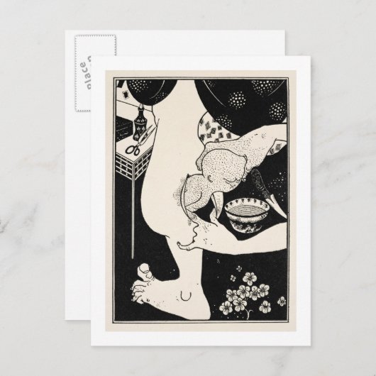 Geboorteplaats van de kalf van het been, illustrat briefkaart (Voorkant / Achterkant)