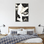 Geboorteplaats van de kalf van het been, illustrat canvas afdruk (Insitu (Slaapkamer))