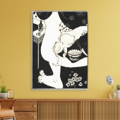 Geboorteplaats van de kalf van het been, illustrat canvas afdruk (Insitu (Woonkamer))