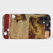 Geboorteplaats van de VS Case-Mate iPhone Case (Achterkant (horizontaal))