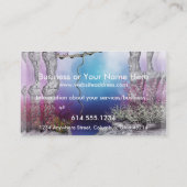 Geboorteplaats van een Fairy Fantasy Elf-Visitekaa Visitekaartje (Achterkant)