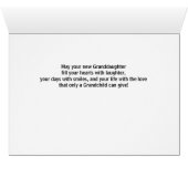 Geboorteplaats van een kleindochter in Pink Polka (Binenzijde Horizontaal (Onderkant))