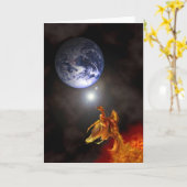 Geboorteplaats van een Phoenix Kaart (Gele Bloem)