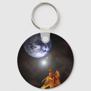 Geboorteplaats van een Phoenix Sleutelhanger