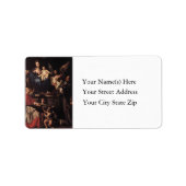 Geboorteplaats van het adreslabel van Christus Etiket (Voorkant)